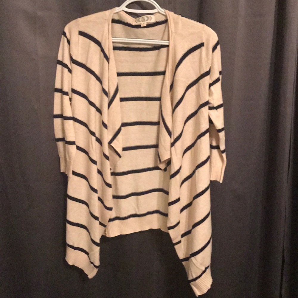 Striped Lightweight Cardigan